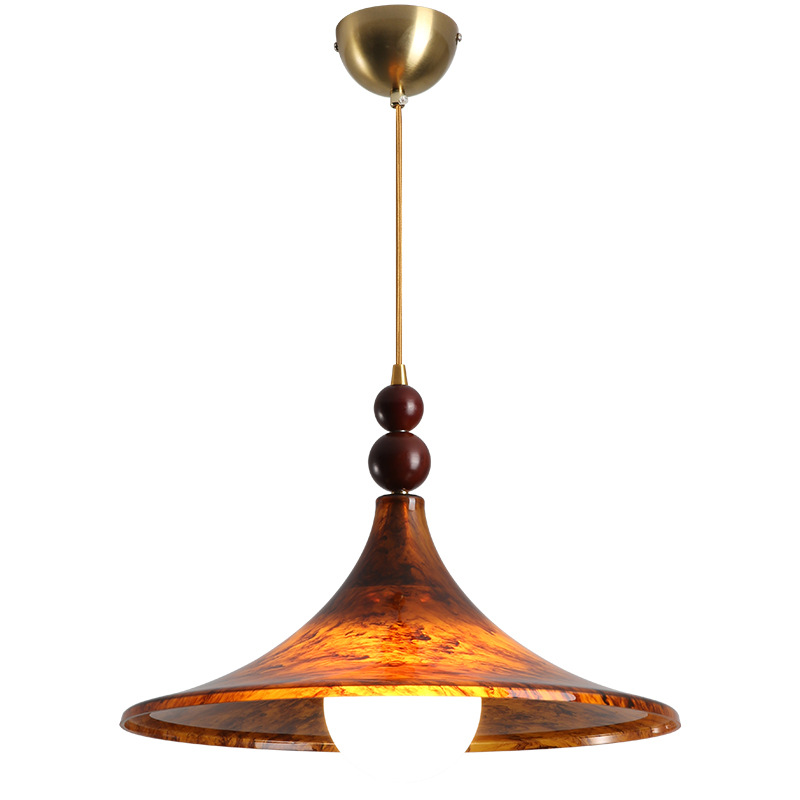 Daguanyuan candelabro de restaurante retro americano antiguo nuevo estilo Bauhaus UFO diseño de personalidad creativa candelabro de barra