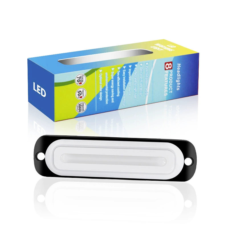 Трансграничный автомобильный боковой свет 10LED светопроводящий автомобиль боковой свет фонарь ультратонкий взрывоопасный свет стробоскопический сигнальная лампа 12-24V