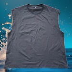 库存货源精梳棉质男士加肥加大宽松无袖混合T恤背心大量清仓批发