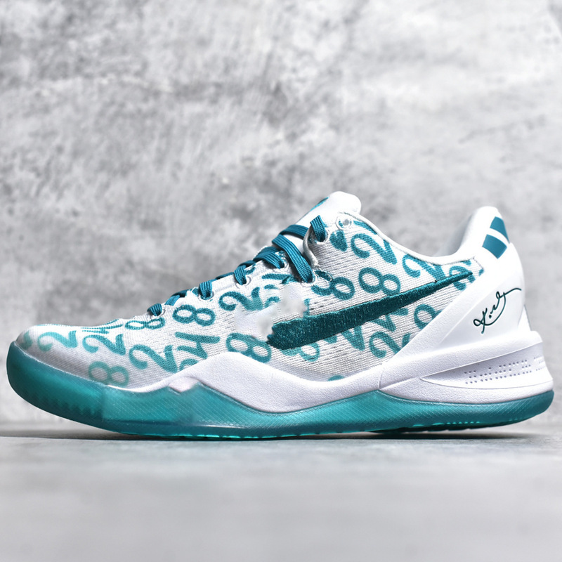 High-Quality Kobe8 Kobe Bryant 8Th Generation Replica Practical Sports Basketball Shoes for Men Lakers Platinum Purple Chinese Red Full