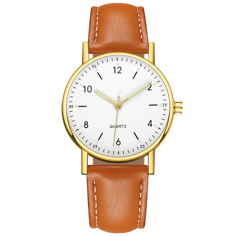 Venta directa de fábrica Reloj luminoso para mujer Reloj de cuarzo con cinturón digital simple Reloj casual para hombres y mujeres