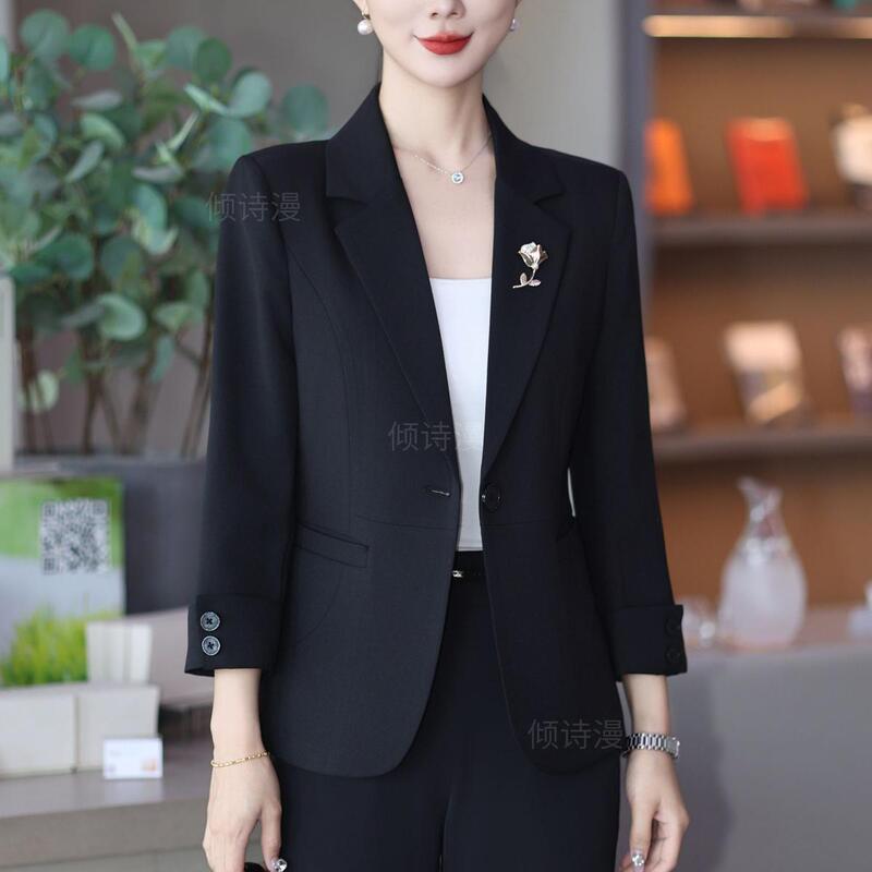 2025春夏新款设计感时尚气质西装女洋气显瘦遮肉休闲小西服2988|undefined