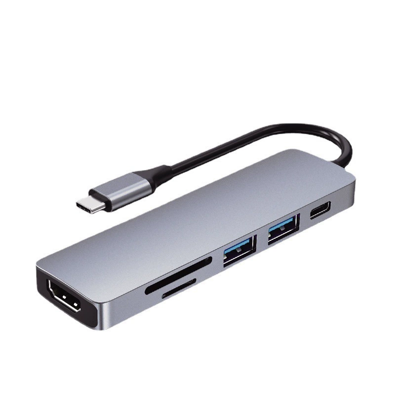 Type-C хаб все-в-одном расширенная док-станция 4K HD USB ноутбук шесть-в-один TYPE C расширенная док-станция