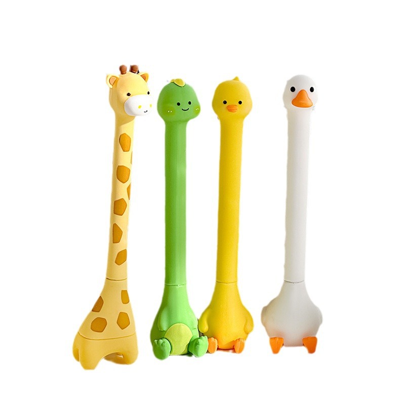 Cartoon cute high quality quick dry black rollerball pen with…