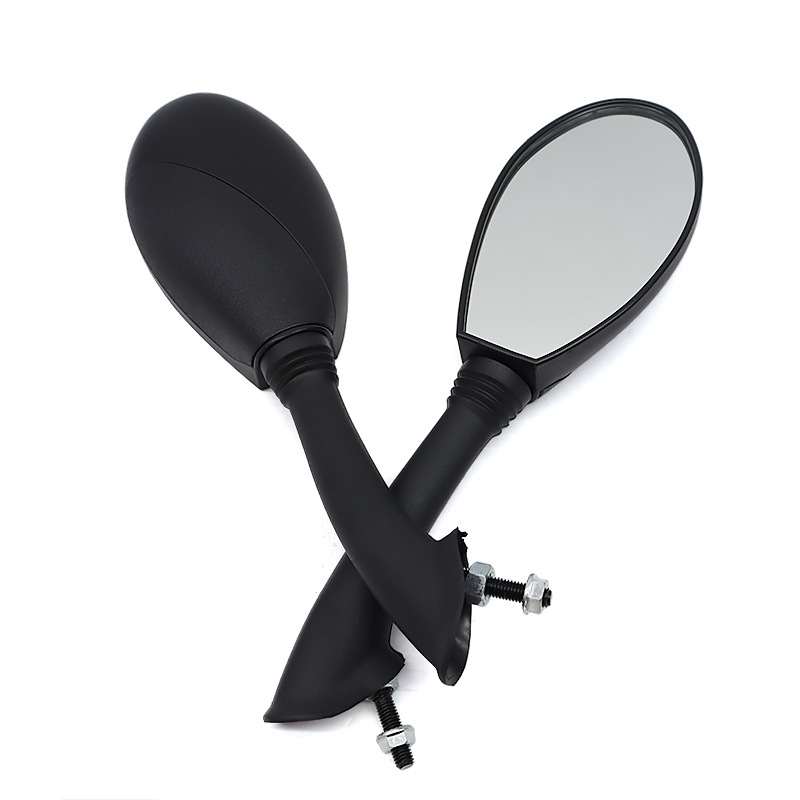 Suitable for Piaggio Motorcycle Rearview Mirror, Electric Vehicle Reflector, M8Mm Modified Oval Reversing Mirror
