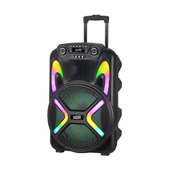 NDR-152拉杆蓝牙音箱15寸户外便携广场舞插卡音响RGB彩灯无线话筒