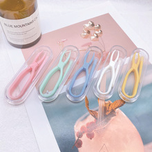 透明隐形眼镜盒配件塑料壳夹棒组合取戴器便携美瞳盒夹子佩戴棒