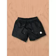 Cross border hot selling Mengjia high-quality original shorts, fashionable beach pants, quick drying embroidered elastic three quarter pants, unisex