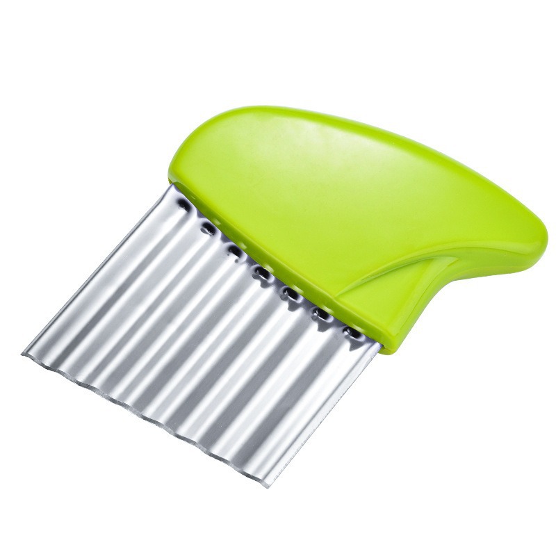 Ev Mini Paslanmaz Çelik Patates Kesim Dalgalı Patates Kızartması Kesim Mutfak Aleti Kesici_voghion.com