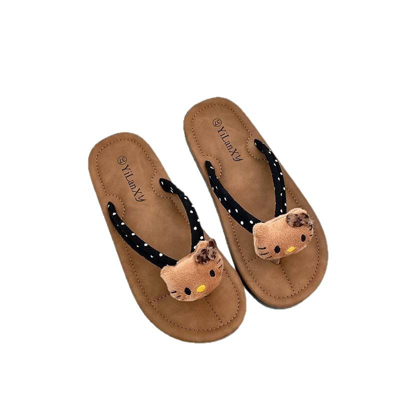 Transfronterizos lindos dulces de dibujos animados nuevas zapatillas de clip de pies de alto valor de cara zapatillas de ocio al aire libre zapatillas frías image 6