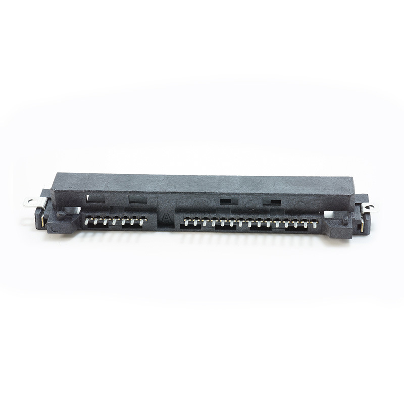 Leanda SATA7+15P Corner Connector Three-Sided Solder Board SMT F Type SSD Interface Seat