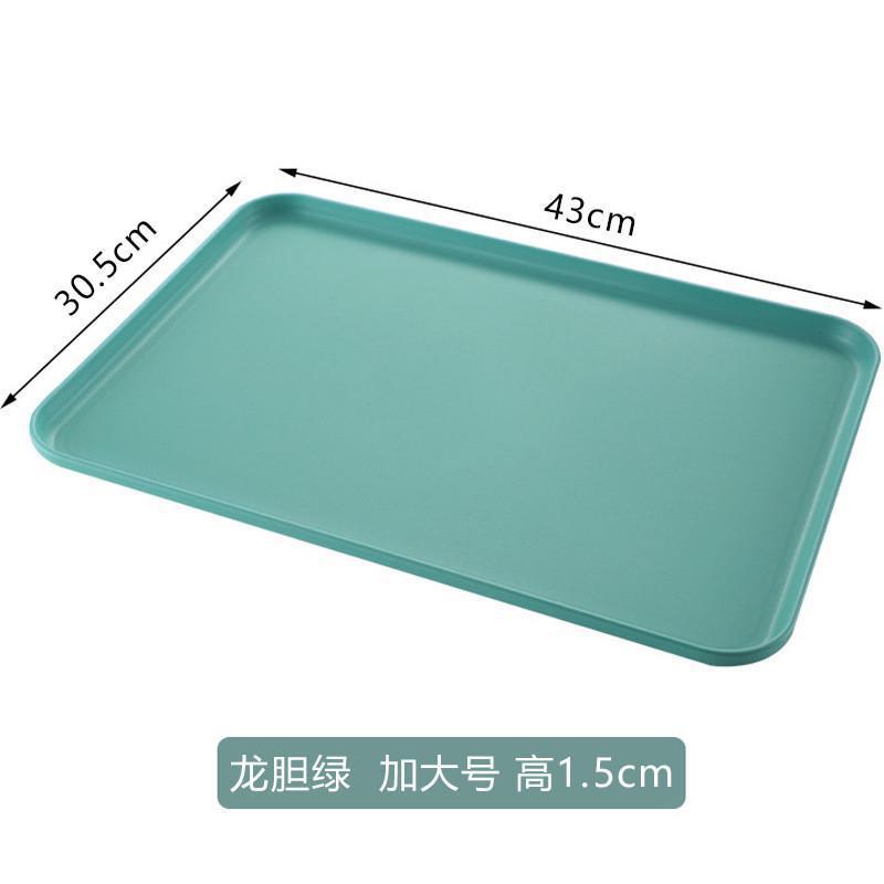 2 Size Plastic Fruit Dessert Tray Desktop Food Storage Plate