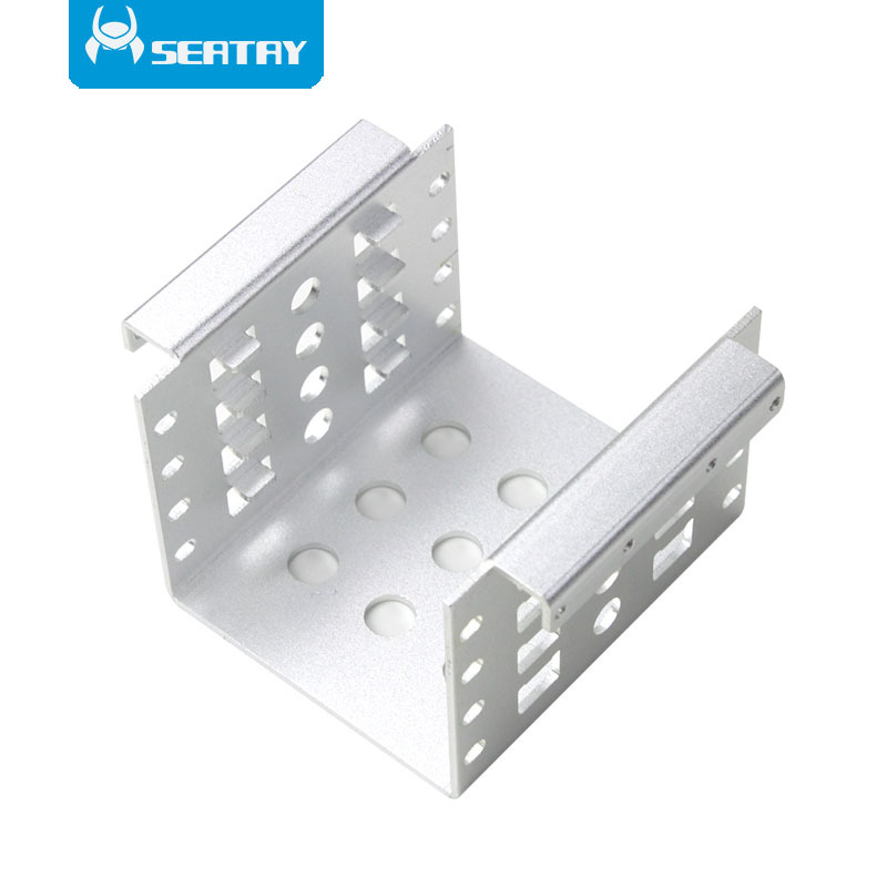 Seatay shuolitai soporte de disco duro de 2,5 pulgadas de 2,5 pulgadas a 3,5 pulgadas de expansión de estado sólido chasis incorporado bastidor de la jaula