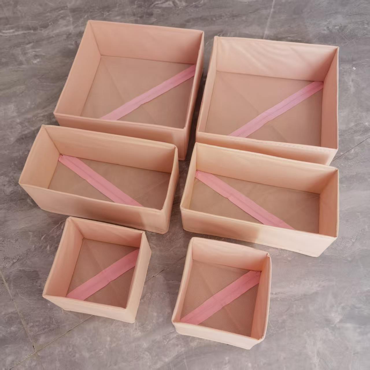 Caja Organizadora Plegable para Ropa Interior de Tela, Lavable, para Cajones image 46
