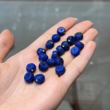 新款青金石描金无相大肠diy配件手工编织手绳项链文玩佛珠配饰