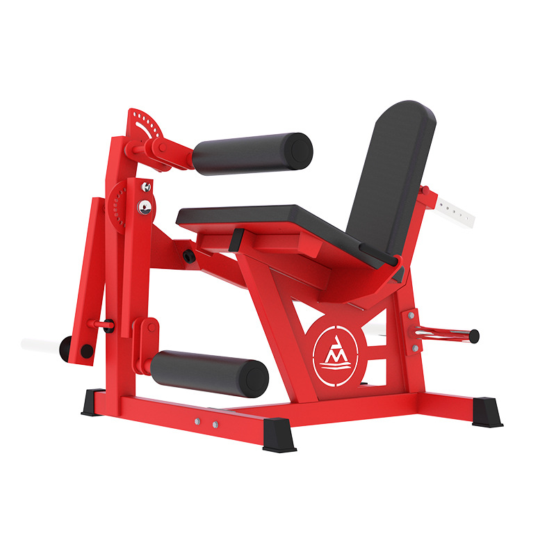 Fuente fabricante de equipos de entrenamiento de fuerza gimnasio comercial de piernas de muslos estiramiento de piernas entrenador de flexión y extensión