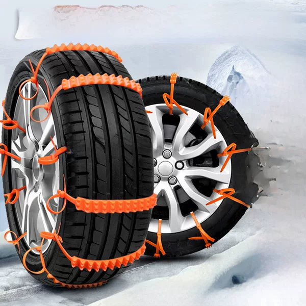 Car anti-skid chain Special tire anti-skid cable strap nylon widened emergency anti-skid chain