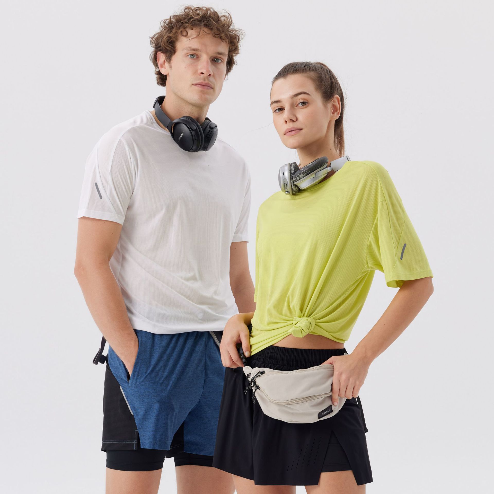 Pantalones cortos de secado rápido para deportes al aire libre Pantalones de tres puntos para correr para hombres