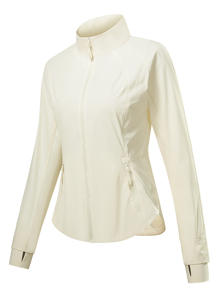 Chaqueta de Protección Solar para Mujer de Nylon y Algodón, Protección UV UPF50