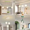 Cream bar ceiling lamp, creative design retro LED lights for living room for bedroom, French retro style