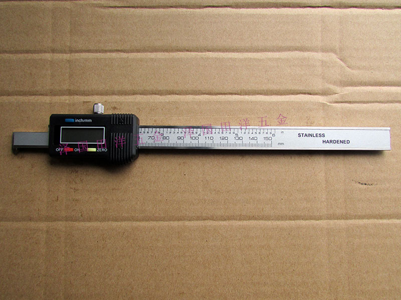 上海恒量内槽宽数显卡尺3-150/200/300mm内槽距电子游标卡尺