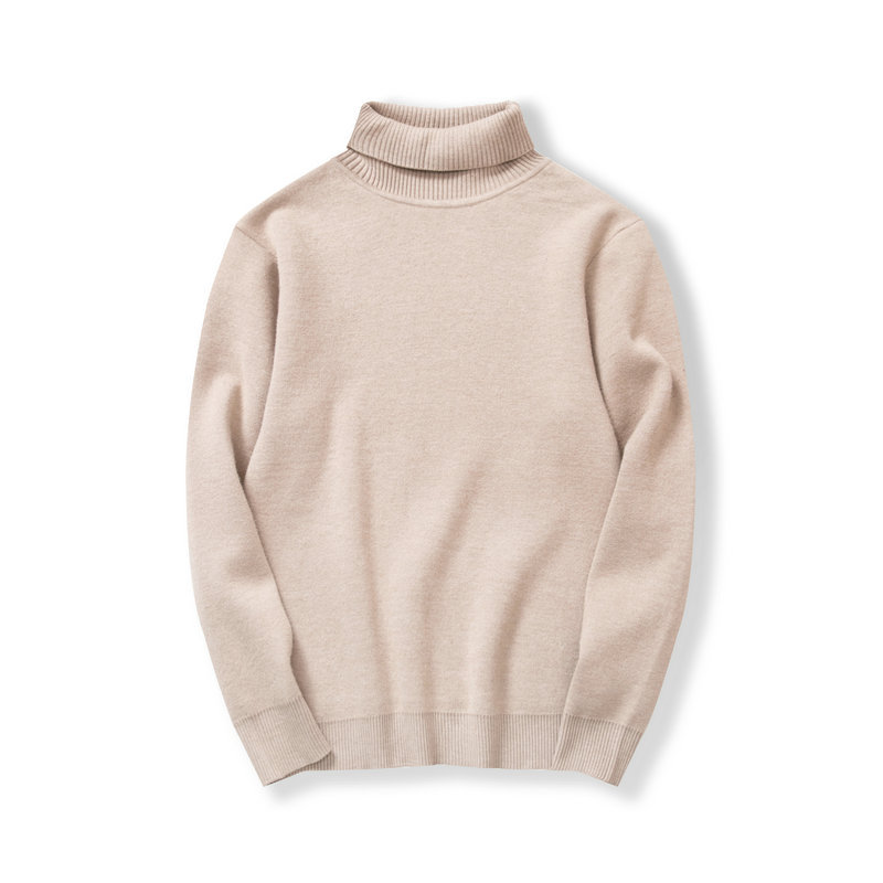2025秋冬新作 ハイネックセーター メンズ 韓国風 ニットセーター インナー ベースレイヤー 裏起毛 厚手 長袖