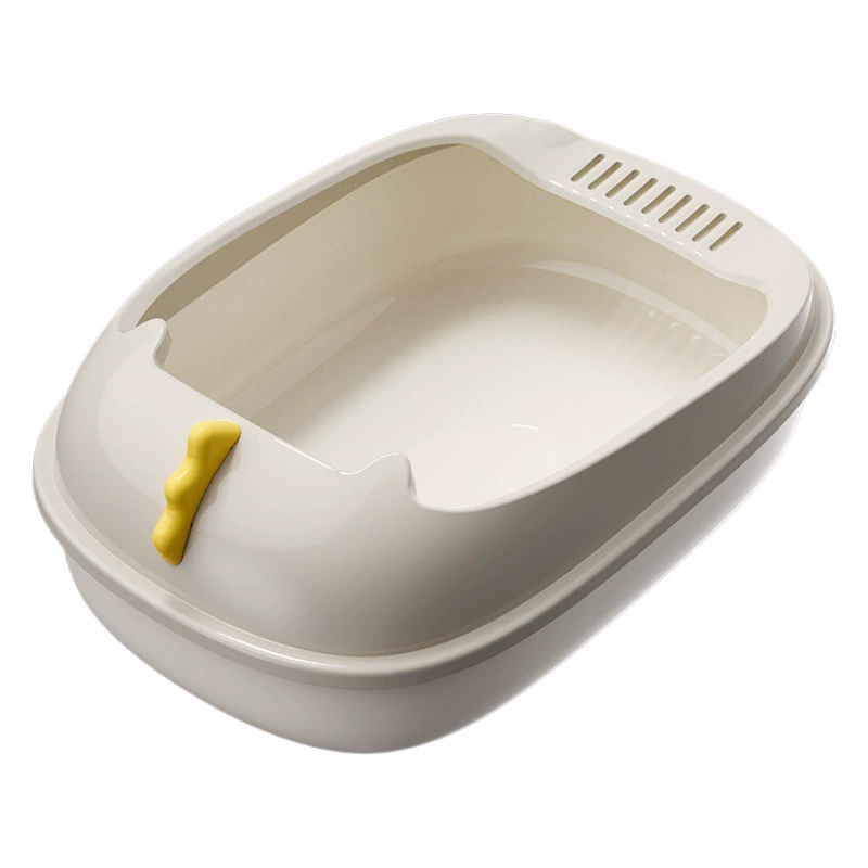 Полузакрытый кошачий Туалет динозавр кошачий Туалет очень большой Съемный и моющийся кошачий поддон с защитой от брызг кошачий Туалет в наличии оптом