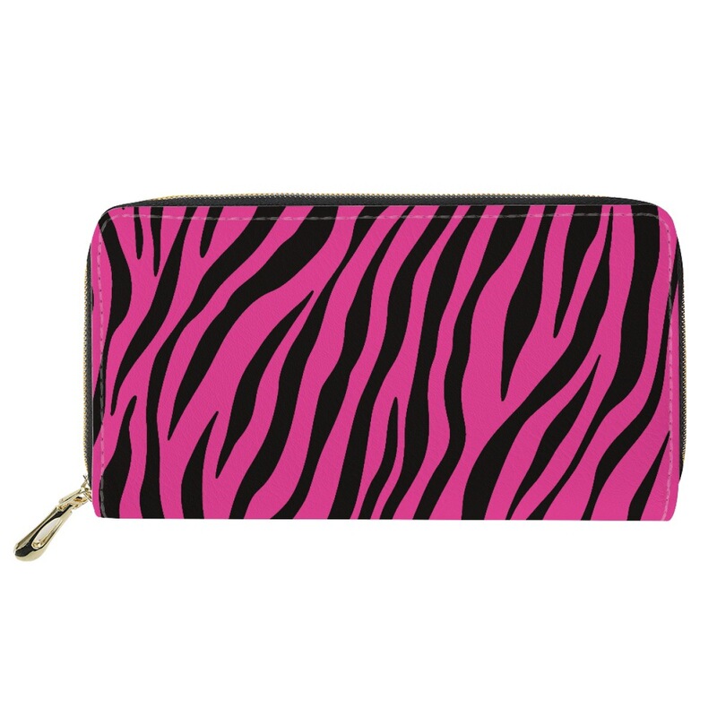 Amazon Horse Print Leopard Print Women's Pu Leather Long Wallet Fashionable Versatile Women's Clutch Wallet Foreign Trade