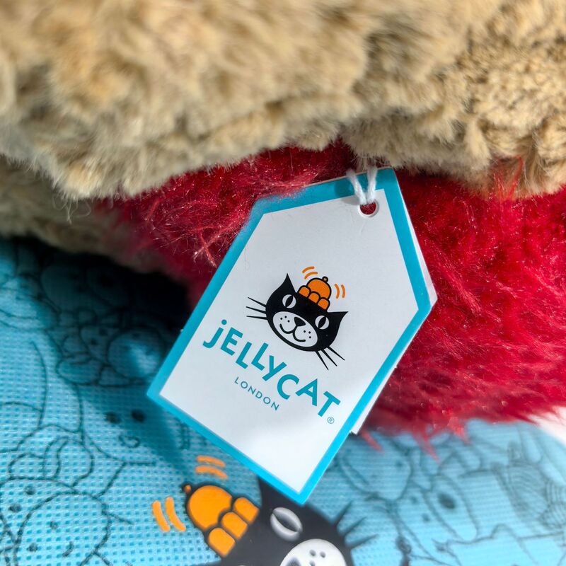 現物イギリスJellycatバーゼル熊バレンタインデープレゼントかわいいぬいぐるみ熊人形愛熊原|undefined