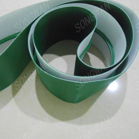 PVC绿色白色防跑偏传送带导条防导轨输送带加筋导向条皮带防走位