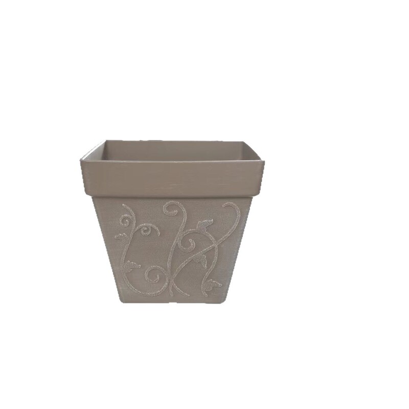 ユニバーサルシソープラスチック樹脂模造セラミック古いレリーフ植木鉢屋内と屋外のバルコニーバラアジサイ緑の植物ポット|undefined