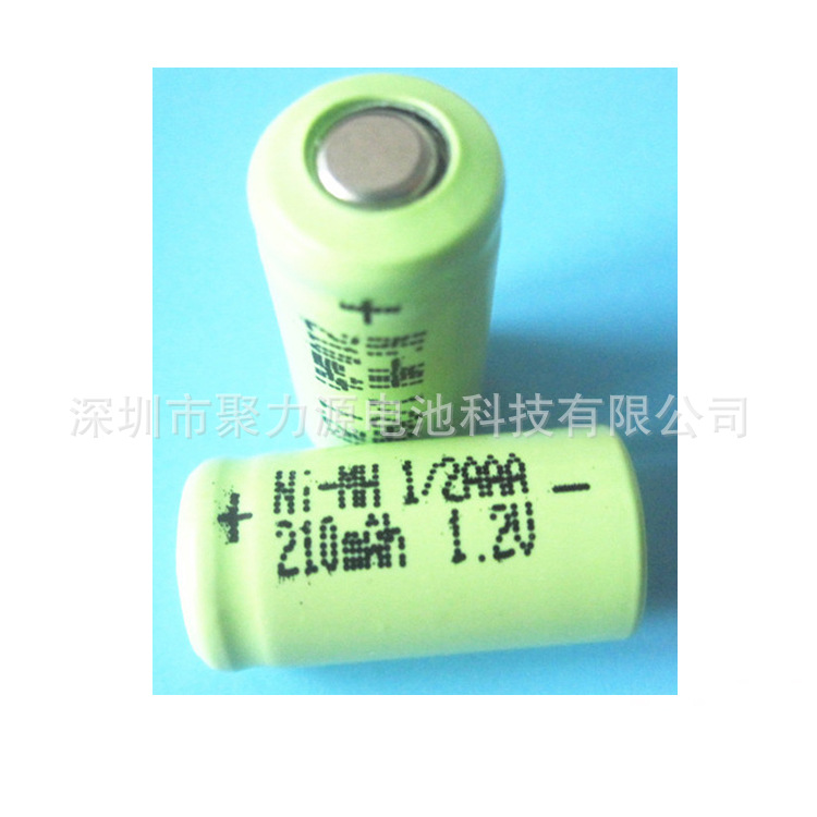 异形镍氢电池1/2AAA 1.2V 充电电池 210ma设备备用电源太阳能