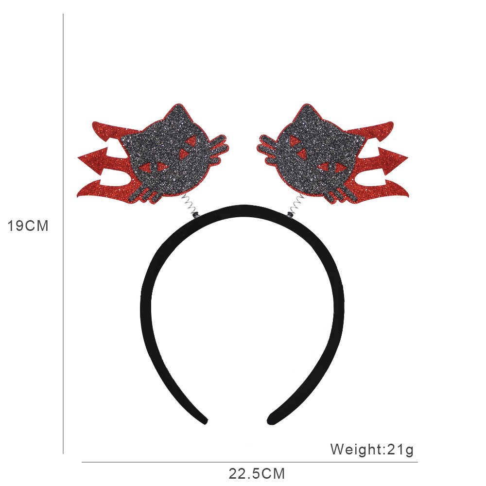 Diadema Decorativa para Halloween de Plástico y Fieltro para Fiesta de Disfraces image 6