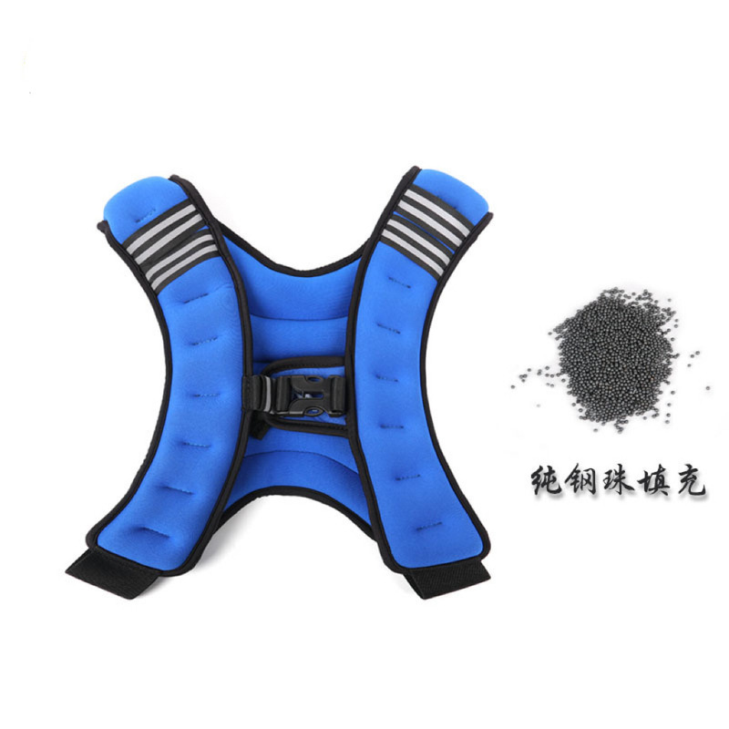 Factory Direct Sales Weight-Bearing Vest Weighted Invisible Steel Ball Sand Vest Running Sports Fitness Equipment Sand Vest
