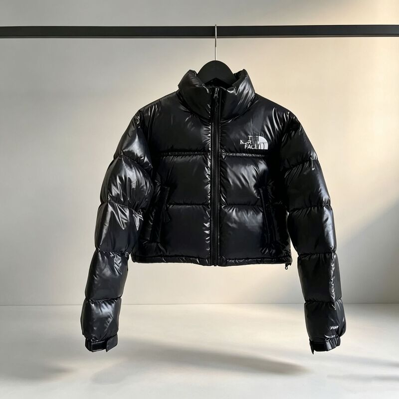 Putian Pure Original North Face 84 Kendall High-Waisted Women's Down Jacket, 700 Fill Power Short Down Jacket, Long-Sleeved Warm Coat