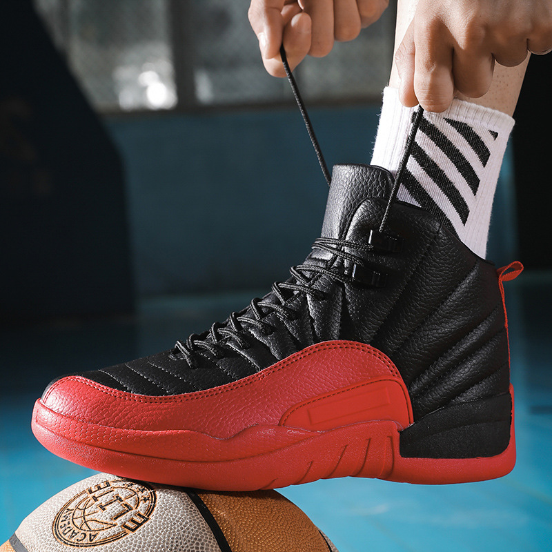A J12 Basketballschuhe Grenzüberschreitende große Herrenschuhe High-Top-Schuhe Jugendsportschuhe Herren Sporttrainingsschuhe Studenten_voghion.com