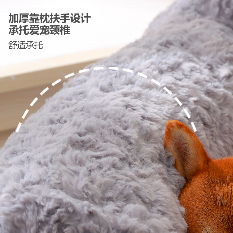 Cama para gatos al por mayor Four Seasons Universal Desmontable y lavable Cama para perros grande Cama para perros Cama para perros Cojín para dormir de invierno Sofá para gatos para mascotas