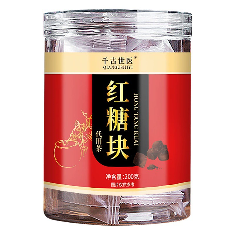 Блок коричнево-сахарного блока Блок коричнево-сахарного тростника глиняный блок коричнево-сахарного тростника консервированный 200g завод оптовый спот