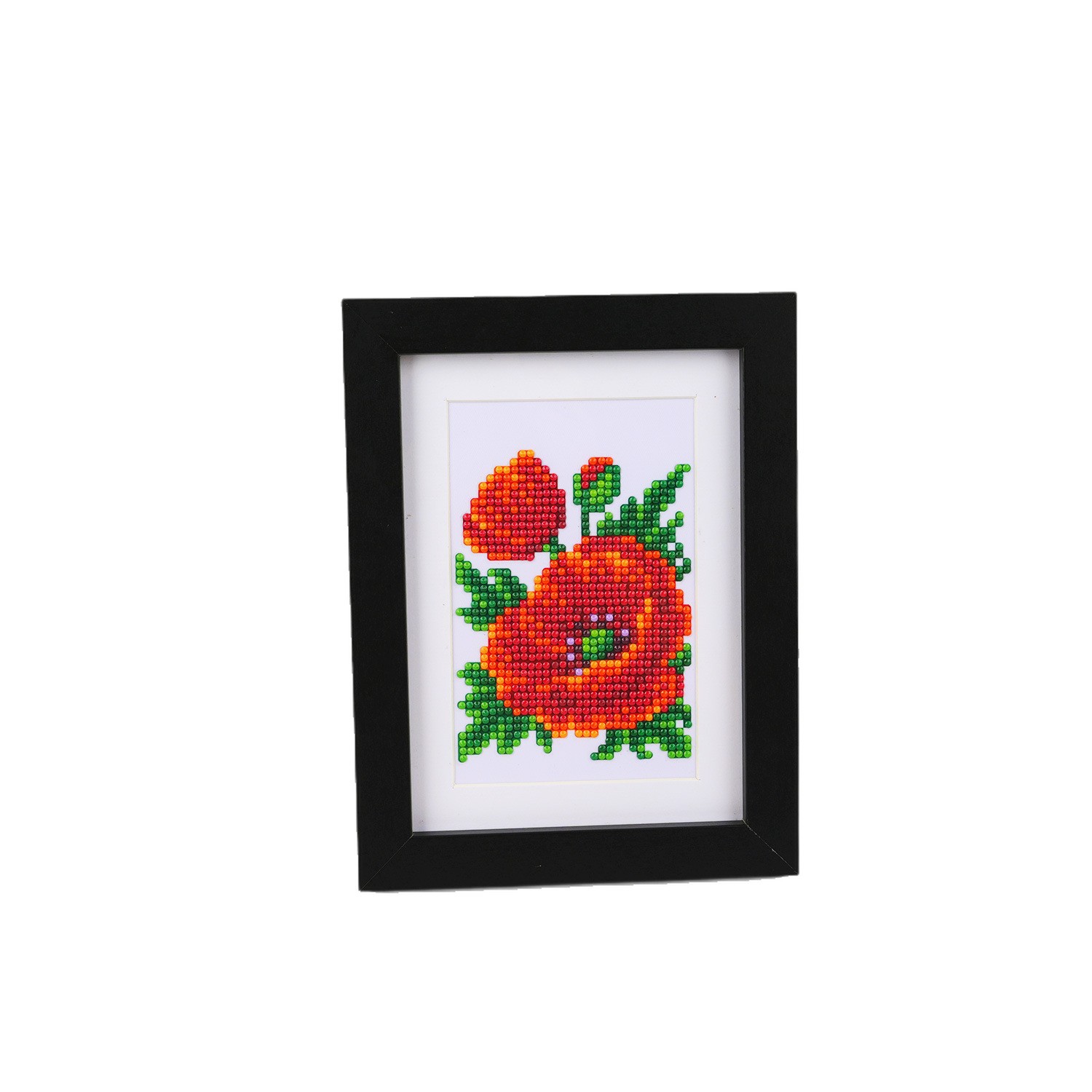 Venta caliente independiente 5D pintura de diamantes DIY 5 * 7 pulgadas pintura al óleo sin marco de flores de flores de flores transfronterizas