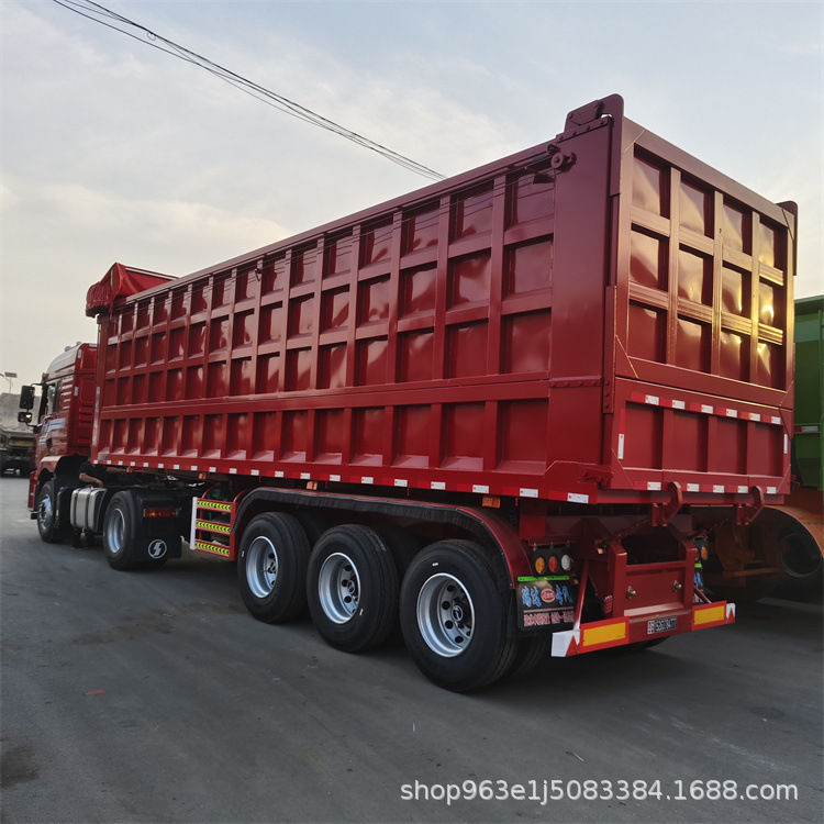 Export Powder and Granular Material Transport Tank Truck, Tank-Type Dump Truck, 42-Cubic Meter Bulk Cement Tank Truck, Used Tank-Type