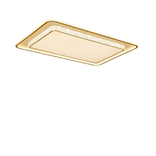 Lighting for a Light Luxury Living Room: Modern Minimalist Atmospheric Crystal Flush Mount Ceiling Lamp for Online Celebrity Bedrooms and Dining Rooms, Full House Lighting Set