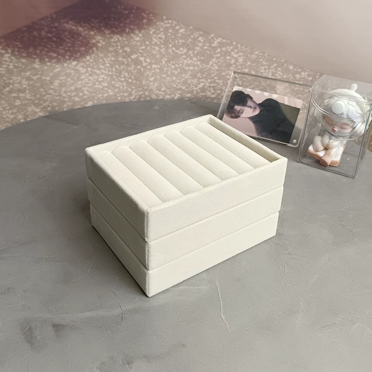 Ring Storage Box Jewelry Velvet Drawer from Yomiego