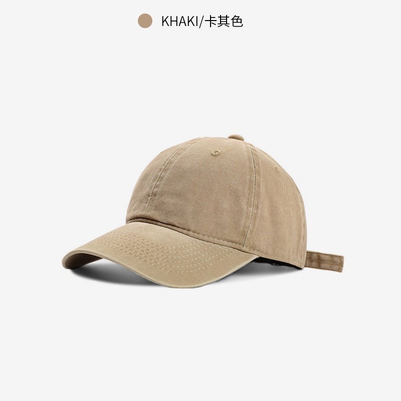 Gorra de béisbol de algodón lavado para niños, estilo casual unisex primavera/verano