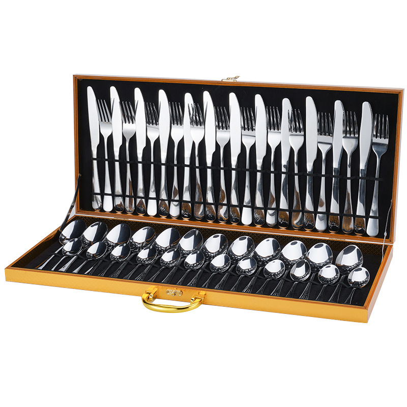 1010 나무 상자 48 개 세트-실버