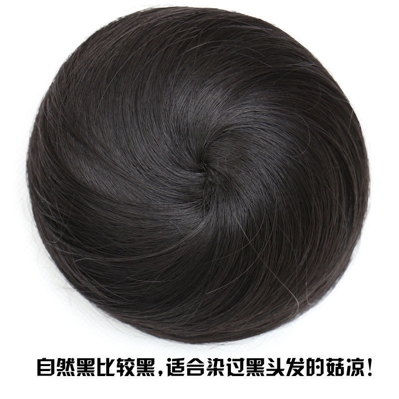 Moño postizo, postizo de moño, moño, moño de cabello lacio, venta directa de fábrica en stock, peinado de moño.