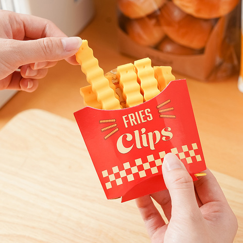 Potato clause sealing clip refrigerator magnet snack sealing clip food small clip plastic bag seasoning sealing strip