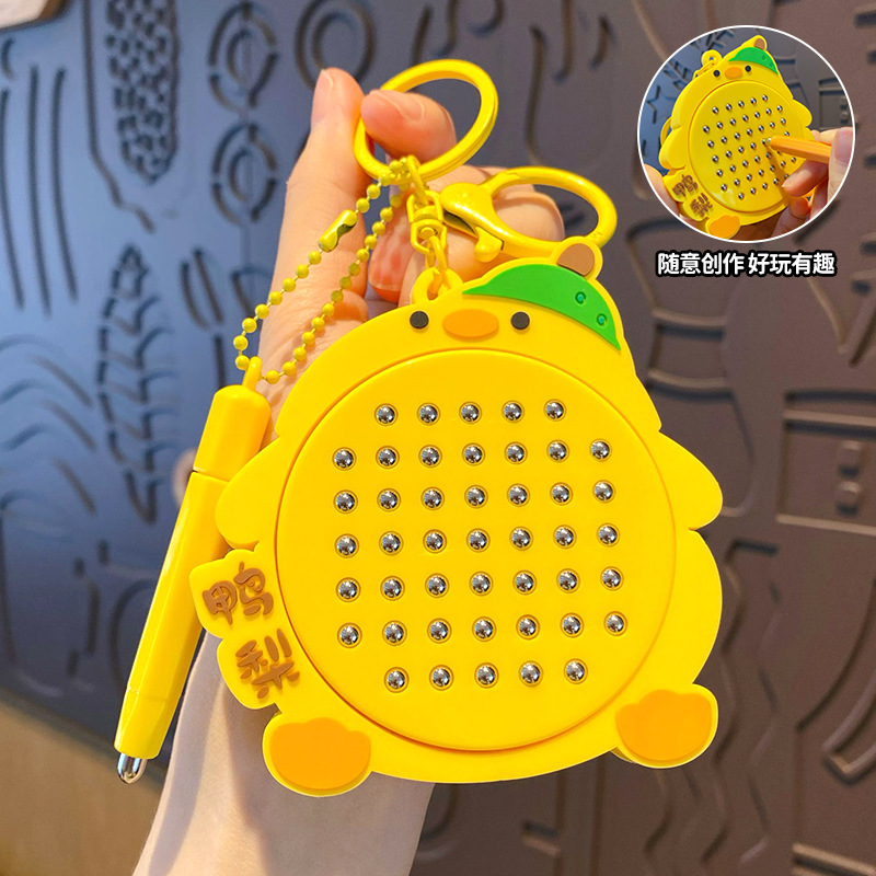 Симпатичная декомпрессия магнитная поглощающая стальная чертежная доска для рисования шарика Пакт-я Ли