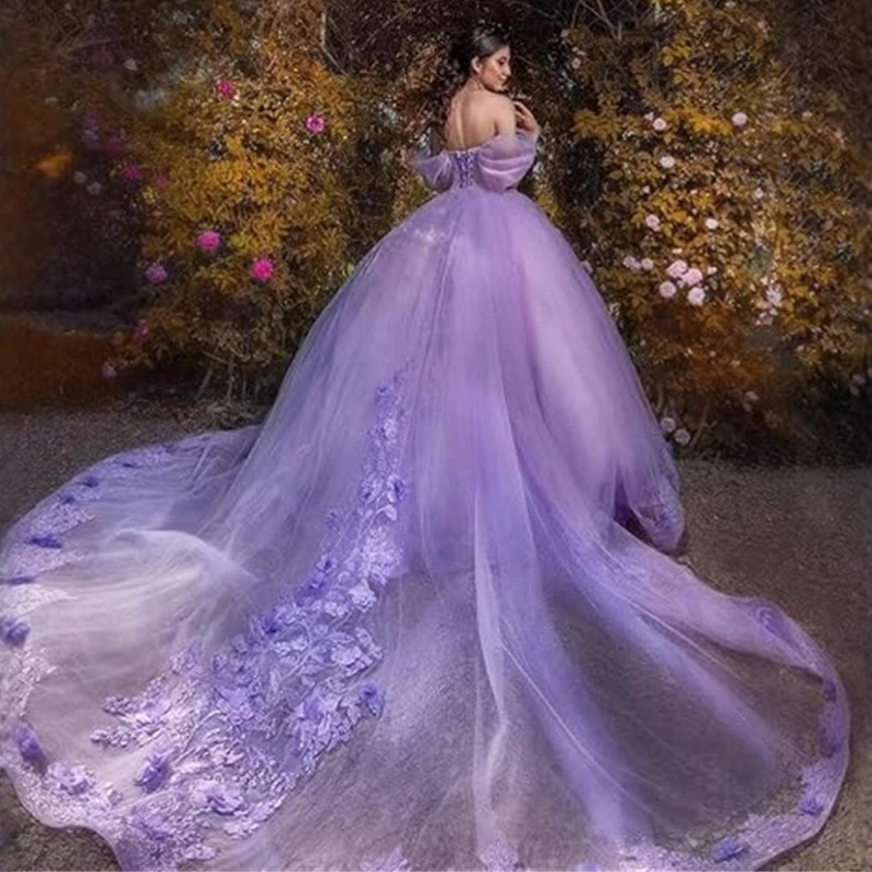 Aliexpress Amazon encaje calcomanía hombro abierto vestido de adulto vestido de baile vestido vestido de princesa vestido de mujer