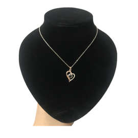 个性投影项链爱的语言我爱你图片定 制爱心项链吊坠国际一件代发