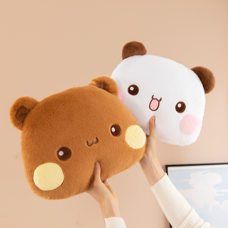 Cute Plush Pillow with Big Head, Emoji-Themed Pillow, and Peripheral Claw Machine Doll Wholesale